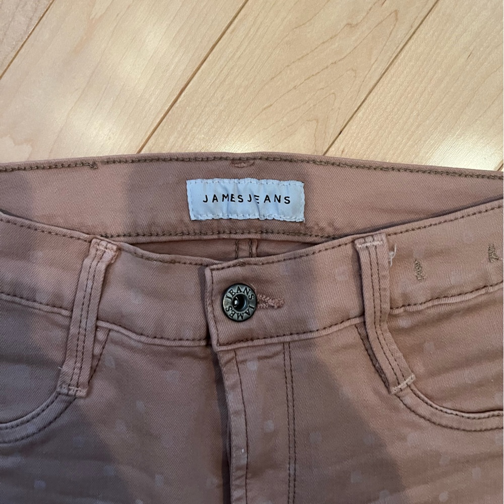 James Jeans polka dot skinny pant